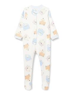 Chicco Unisex Baby Strampler mit Öffnung vorne. Schlafanzug für Kinder und Babys, Hellblau Bedruckt, 62 von Chicco