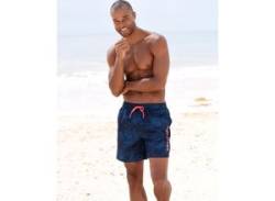 Badeshorts CHIEMSEE "Esra" Gr. XL (54/56), N-Gr, blau (marine, bedruckt) Herren Badehosen Badeshorts von Chiemsee