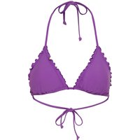 CHIEMSEE Bikini-Oberteil "Ivette", Triangel, herausnehmbare Cups, für Damen, lila, 42A von Chiemsee