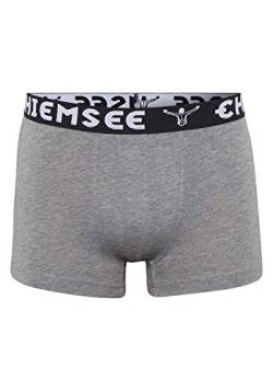Chiemsee Boxer Short Herren Trunk Unterwäsche Regular Fit Retroshorts 3er Pack, Farbe:Grey, Bekleidungsgröße:L von Chiemsee