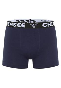 Chiemsee Boxer Short Herren Trunk Unterwäsche Regular Fit Retroshorts 3er Pack, Farbe:Navy, Bekleidungsgröße:M von Chiemsee