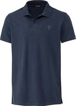 Chiemsee Herren Poloshirt, 100% Baumwolle, bequemes Poloshirt/T-Shirt mit lässigem Kragen, leichte Herrenoberbekleidung, atmungsaktiv & luftdurchlässig, Marine, Gr. XL von Chiemsee