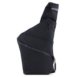 Chiemsee Light N Base Body Safe Tasche, Crossbody für Damen und Herren in Schwarz von Chiemsee