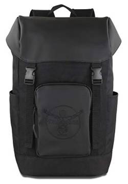 Chiemsee Track n Day Rucksack für Damen und Herren – 15 Zoll Laptopfach – Hochwertiger Männer Laptoprucksack – Business Arbeitsrucksack Alltagsrucksack, Schwarz von Chiemsee