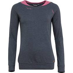 Chillaz Damen Serles Longsleeve, Black Melange, 38 von Chillaz