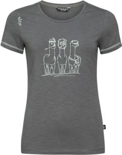 Chillaz Gandia Alpaca Gang T-Shirt Women, 42/42 Damen, Titan von Chillaz