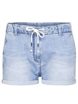 Chillaz W Summer Splash Shorts Blau - Elastische stylische Damen Shorts, Größe 40 - Farbe Light Denim von Chillaz