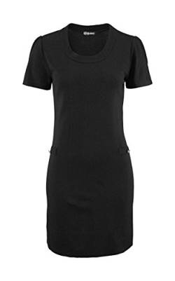Chillytime Damen-Kleid Strickkleid Schwarz Größe 40 von Chillytime