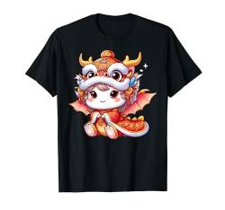 Chinesisches Neujahr 2024 Baby Drache Kinder Geschenke Feier T-Shirt von Chinese New Year 2024