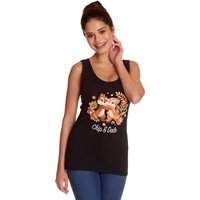 Chip 'n' Dale Chip'n'Dale Friends Damen Tanktop schwarz von Chip 'n' Dale