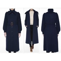 Chloé Langmantel Chloé Women Iconic Cult Belted Waist Coat Long Mantel Jacke Jacket Par von Chloé