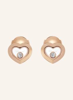 Chopard Ohrring Happy Diamonds Icons Ohrringe Aus 18 Karat Roségold Und Diamanten rosegold von Chopard