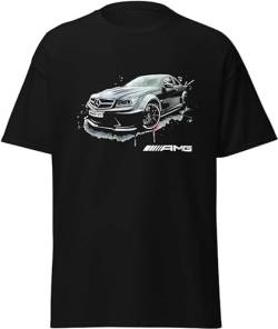 ChriStyle T-Shirt C63 Amg Herren Kinder Modell Amg Car Racing Auto, Schwarz , Medium von ChriStyle