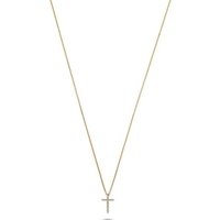 CHRIST Collier CHRIST Damen-Kette 375er Gelbgold 7 Diamant von Christ