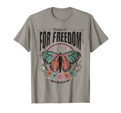 Great Butterfly Lover Freedom T-Shirt von Christian Gift