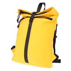 Christian Wippermann Kleiner Damen RollTop Laptop Rucksack Plane Tagesrucksack Rollrucksack Daypack Rollup von Christian Wippermann