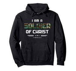 Christian gifts religious bible verse Soldier of Christ Pullover Hoodie von Christian gifts for men women by Faith Everywear