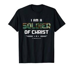 Christian gifts religious bible verse Soldier of Christ T-Shirt von Christian gifts for men women by Faith Everywear