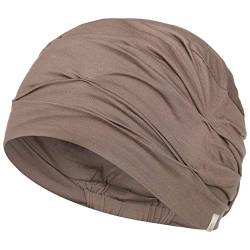 Christine Headwear Becca-Uni 37,5 Grad Turban Kopftuch Chemo-Kopfbedeckung (One Size - Taupe) von Christine Headwear