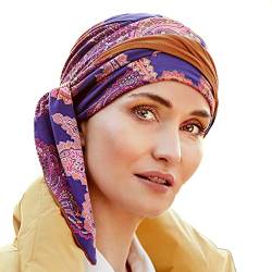 Christine Headwear Damen Beatrice Turban With Ribbons Headband, Paisley Swirls, Einheitsgröße EU von Christine Headwear