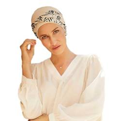 Christine Headwear Women's Shakti Turban Headband, Perfectly Pale w/Leaf, One Size von Christine Headwear