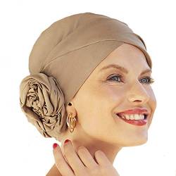 Christine Headwear Zuri Chemotherapie Turban aus hochwertiger Supima-Baumwolle (wildes Grau) von Christine Headwear
