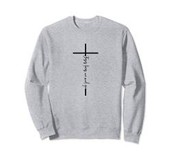 Jesus Kreuz Gott Christliche Geschenk für Christen Kirche Sweatshirt von Christliche Geschenke & Bekleidung für Christen