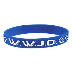 Christliche Geschenkideen °*1167 Armband Taube WWJD What would Jesus do? (blau) von Christliche Geschenkideen