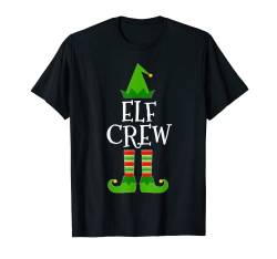 Weihnachts-T-Shirt mit Elfenbesatzung T-Shirt von Christmas Apparel & Tees