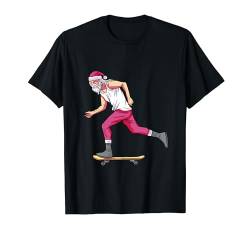Santa Skateboard Weihnachten Pyjama Cool X-Mas Skate Skater T-Shirt von Christmas Cloths Women Men Kids Santa Pajama