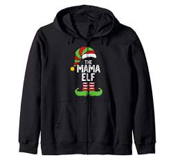 Lustige Mama Elf Weihnachtskostüm Santa Helper Matching Kapuzenjacke von Christmas Holiday Gift Designs