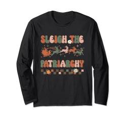 Sleigh the Patriarchy Ugly Sweater Christmas Feminist Rights Langarmshirt von Christmas Light Equal Rights Sleigh the Patriarchy