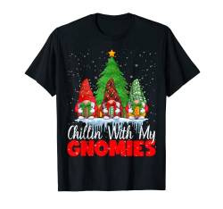 Chillin With My Gnomies Matching Family Christmas Gnome T-Shirt von Christmas Shirts Pajamas PJ Men Women Kids Gifts