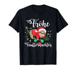 Frohe Weihnachten , Kurzarm, Faultier Faule Santa Hut T-Shirt von Christmas Shirts Women Men Boys Girls Kids Gifts