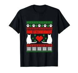 Merry Catmas Katzenherz für Katzenliebhaber T-Shirt von Christmas Shirts Women Men Boys Girls Kids Gifts