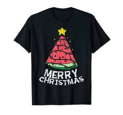 Merry Christmas Weihnachts-Pyjama, Wassermelonen-Lichter, T-Shirt von Christmas Shirts Xmas Pajamas Men Women Kids Gift