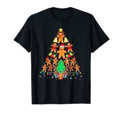 Pyjama, Lebkuchen-Weihnachtsbaum, Weihnachten, Pyjama, Damen, Herren, Kinder T-Shirt von Christmas Shirts Xmas Pajamas Men Women Kids Gifts