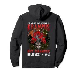 Krampus Believes In You Christmas Pullover Hoodie von Christmas Tee Styley