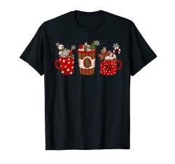 Christmas is here süße Weihnachts-Lebkuchen-Schokolade T-Shirt von Christmas cute outfits