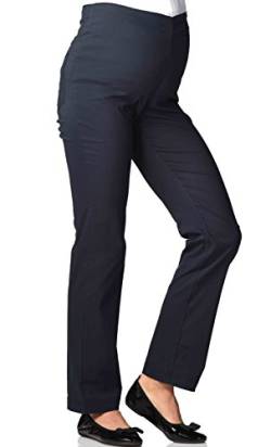 Christoff Umstandshose Business-Hose - elegant lang - 43/500 (44 (extralang), Marine (Blue)) von Christoff