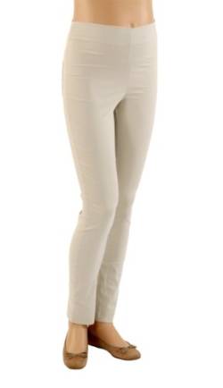 Christoff Umstandshose Jersey-Hose Dora - Stretch - Straight Fit - 53/33/9 (34/ 34L, Creme) von Christoff