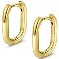 Gold Ohrringe Damen Ohrringe Gold Creolen Damen Ohrringe Gold Hoops Ohrringe Vergoldet Ohrringe Klein Huggie Hypoallergen Ohrringe Gold Earrings for Women Schmuck Geschenke für Frauen Mutter von Chritice