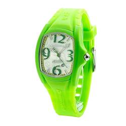 Chronotech Damen Analog Quarz Uhr mit Gummi Armband CT7134L-07 von Chronotech