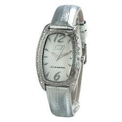 Chronotech Damen Analog Quarz Uhr mit Leder Armband CC7121LS-06 von Chronotech