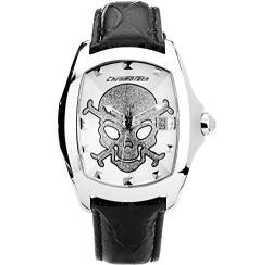 Chronotech Herren Analog Quarz Uhr mit Leder Armband CT.7896M/104 von Chronotech