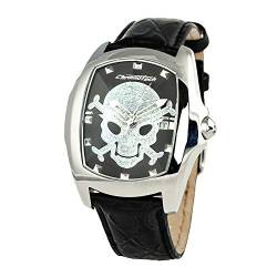 Chronotech Herren Analog Quarz Uhr mit Leder Armband CT7896M-102 von Chronotech