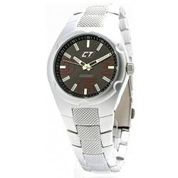 Chronotech Unisex Erwachsene Analog Quarz Uhr mit Aluminium Armband CC7039M-08M von Chronotech