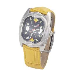 Time Force Unisex Erwachsene Analog Quarz Uhr mit Edelstahl Armband TF2515B-01M von Chronotech