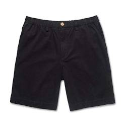 Chubbies Kurze Herren-Shorts, 17,8 cm Innennaht, Stretch, lässige Chino, schwarz, M Kurze Schlauch von Chubbies
