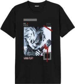 Chucky Herren Uxchuckts002 T-Shirt, Schwarz, XS von Chucky